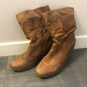 Tan Suede Boots